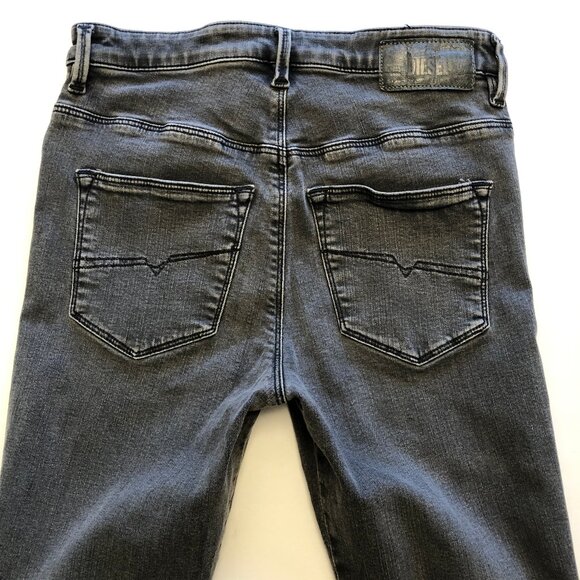 Diesel Industry Skinzee-High-Xp Skinny Jeans, W26 L32, Washed Out Colored Denim - Picture 10 of 16